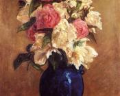 保罗 高更 : Boquet of Peonies on a Musical Score